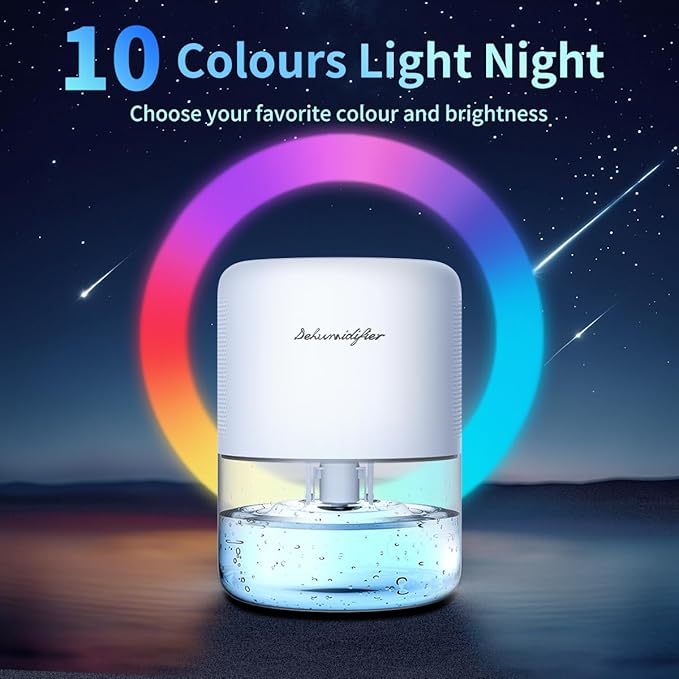 Dehumidifier for Home Small Quiet Dehumidifiers for 44OZ Water Tank Auto - Image 6