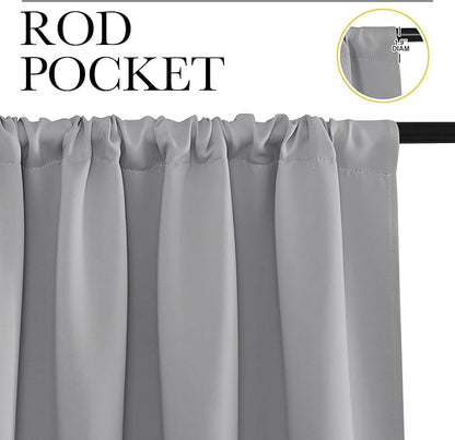 NICETOWN RV Blackout Curtains for Camper Windows, Short Room Darkening Drapes - Image 3