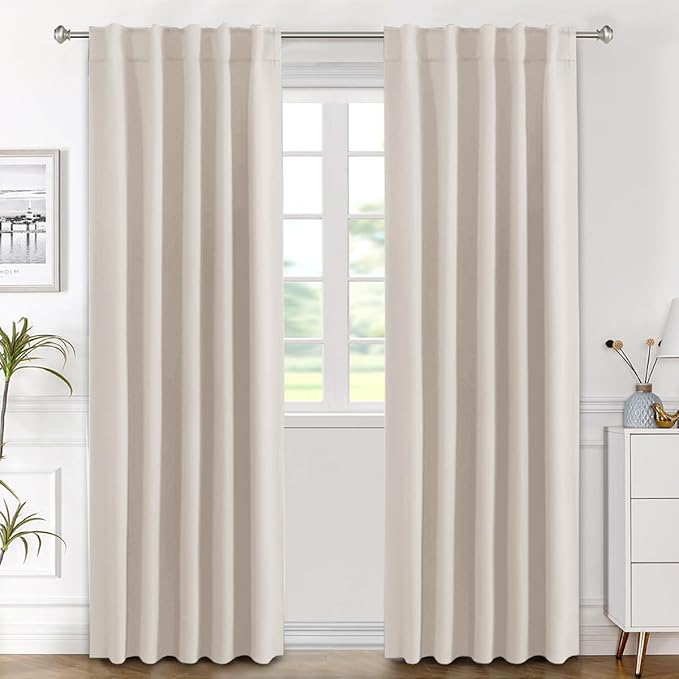 H.VERSAILTEX Blackout Curtains Thermal Insulated Window Treatment Panels Room by HVERSAILTEX