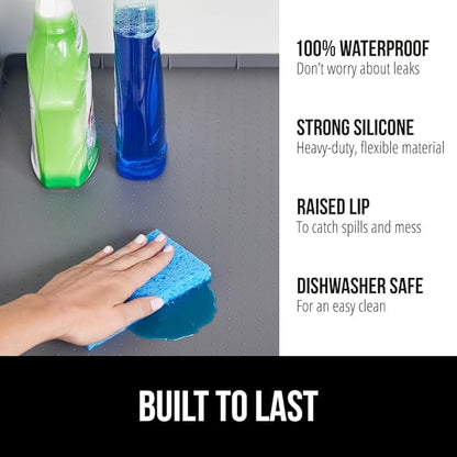 GORILLA GRIP Waterproof Silicone Under Sink Mat - Image 2