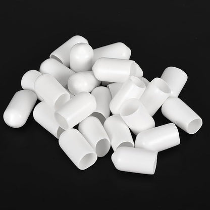 uxcell 20pcs Rubber End Caps 8mm ID Vinyl Round End Cap Cover Screw Thread - Image 4