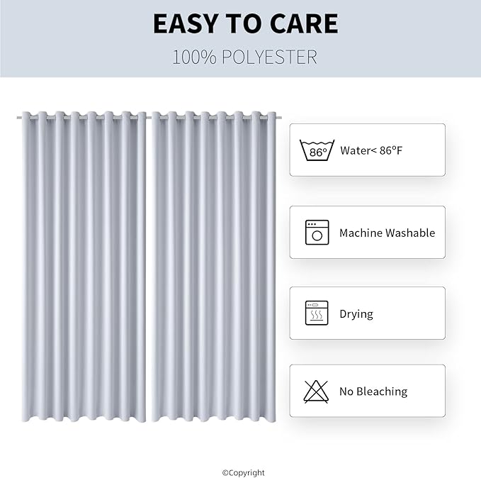 Outdoor Indoor Curtains W105 x L84 - Image 7