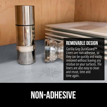 GORILLA GRIP DuraGuard Shelf Liner, 17.5x30 Non-Adhesive Cabinet Liners - Image 5
