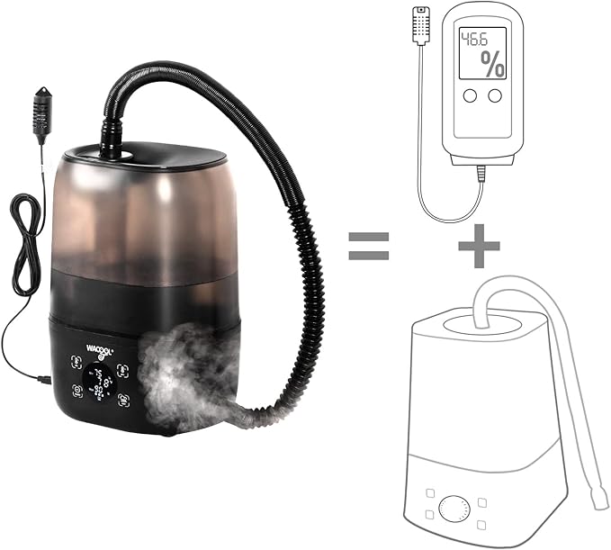 WACOOL Reptile Fogger with Humidity Controller, 4L Large Tank Reptile - Image 2