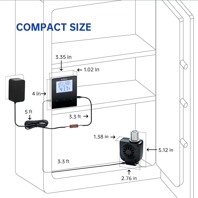 Briidea Smart Gun Safe Dehumidifier - Image 6
