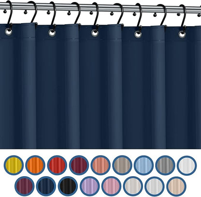 Italian Collection PEVA Shower Curtain Liner 6G Thick, PVC-Free 72" x 72" – - Image 8
