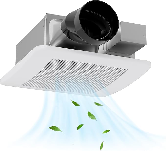 COSTWAY Bathroom Exhaust Fan, 50/80/110 CFM Ceiling Mount Exhaust Ventilation by COSTWAY
