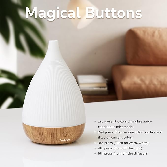 Ultrasonic Essential Oil Diffuser, Home Fragrance Aroma Diffuser - Image 7