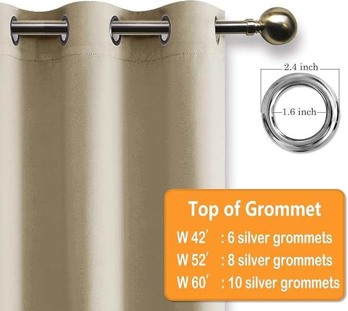 Hiasan Grommet Blackout Curtains - Image 6