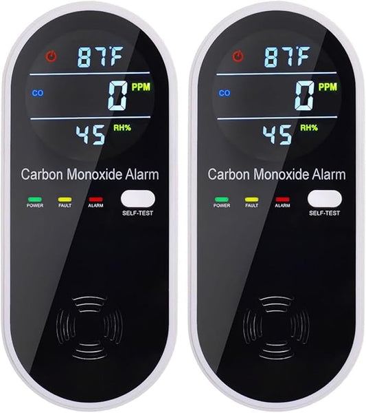 3-in-1 Carbon Monoxide Detectors Plug in Wall, Portable Carbon Monoxide Detector by ProductSeries