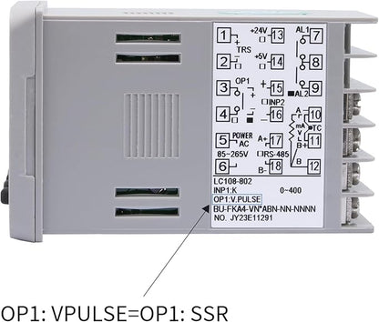 PID Temperature Controller; LC108 TC/RTD Input ;Output:SSR, Size:48*48 - Image 6