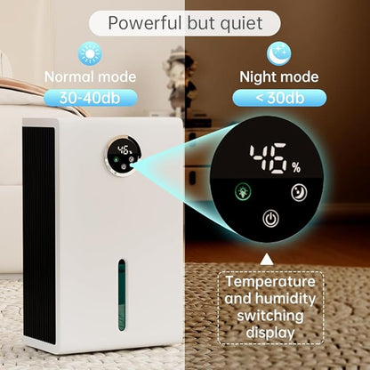 Dehumidifier for Home 1000 sq.ft 120 Ounce Energy Saving and Tank Quiet - Image 6