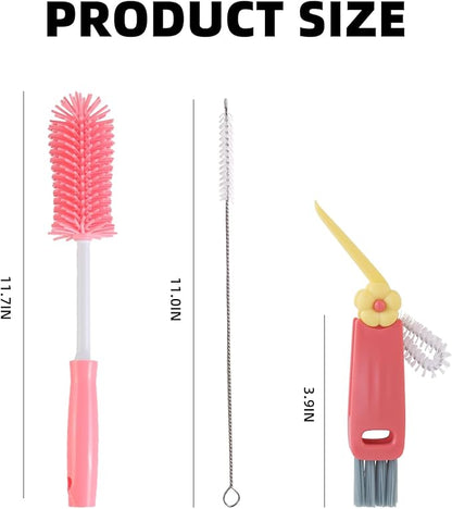 3 Pack Cleaner Brush Kit for Stanley, Bottle Cleaner Brush Set - Image 2