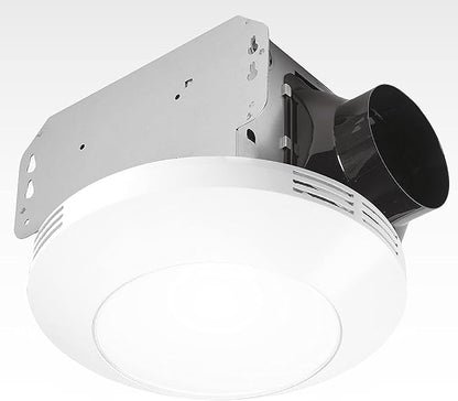 Homewerks 7117-01-WH Bathroom Integrated LED Light Ceiling Mount Exhaust by HomewerksWorldwide