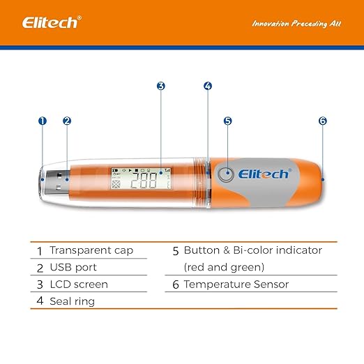 Elitech RC-51H USB Temperature Data Logger Reusable Digital Recorder Medical - Image 7