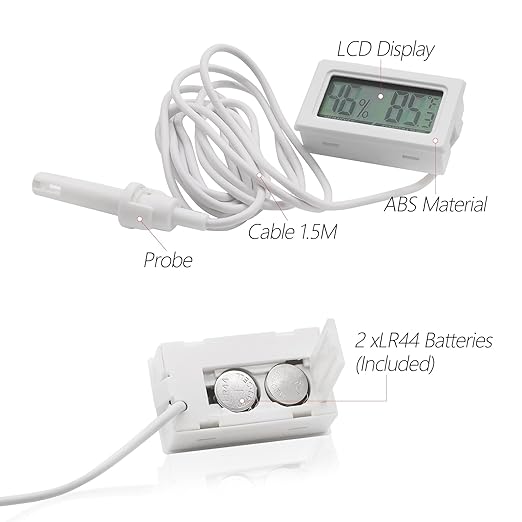 Digital Probe Thermometer Hygrometer - Image 3