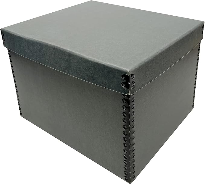 Lineco Record Storage Box 12x15x10 inch. Extra-Durable Filing Archival Cartons by Lineco