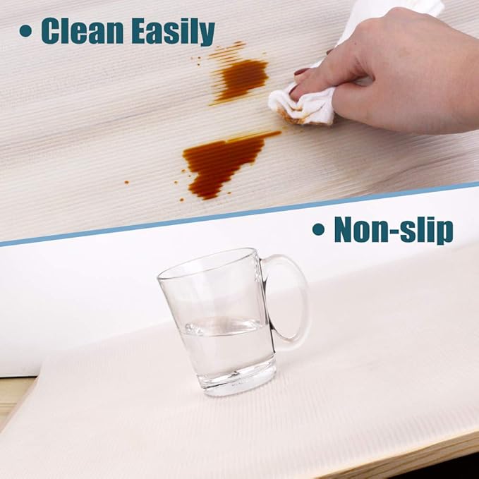 Shelf Liner, Non-Slip Cabinet Liner, Washable Oil-Proof - Image 8