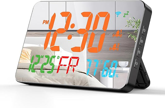 for Tuya WiFi Temperature Humidity Clock, Large LED Display by Unknown