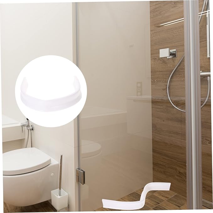 Retaining Strip for Bathroom Kitchen Bendable Water Baffle Strip for Shower Wet - Image 3