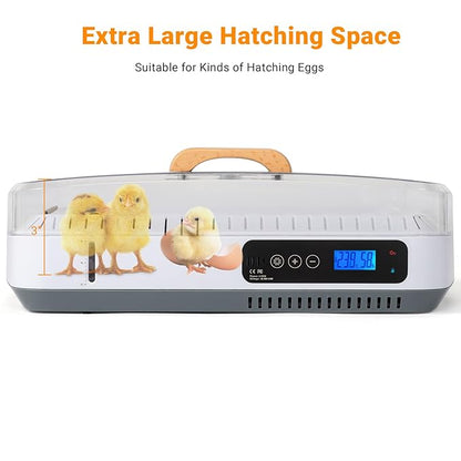 Winado 35 Chicken Incubator for Hatching Eggs, Egg Incubators w/Visual Water - Image 8