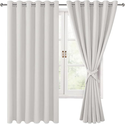 Hiasan Room Darkening Curtains for Bedroom, 70 x 63 Inches by Hiasan