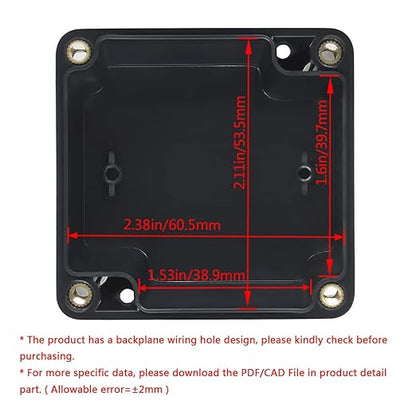 LeMotech Electrical Box ABS Plastic Project Box IP65 Waterproof Junction Box - Image 2