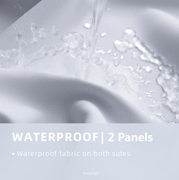 Waterproof Outdoor Curtain W52 x L84 - Image 2