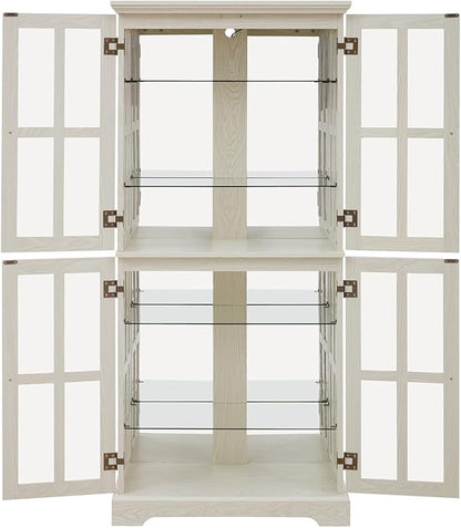 Lighted Glass Curio Cabinet - Image 3