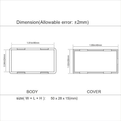 LeMotech 5Pcs ABS Plastic Electrical Project Case Power Junction Box, Project - Image 8