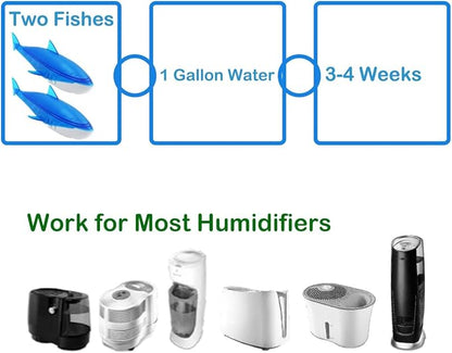 Humidifier Cleaner Fish 6 Pack, Humidifiers Fish Tanks Cleaner, Warm&Cool Most - Image 3