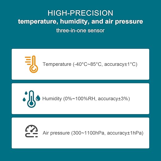 BME280 Environmental Sensor, Temperature Humidity Pressure Module, High Accuracy - Image 4