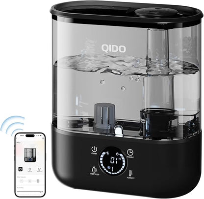 QIDO Top Fill Humidifiers for Bedroom, 5 L Cool Mist 36H Super Long Time by Unknown
