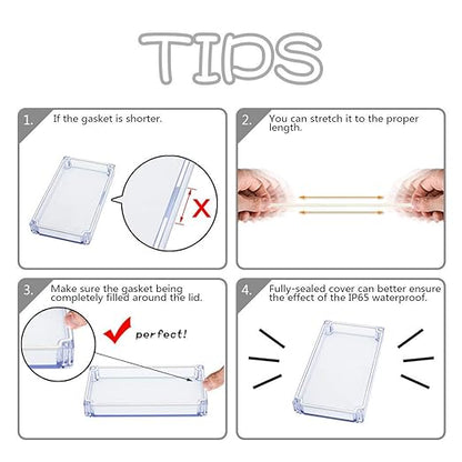 ABS Plastic Junction Box, Dustproof Waterproof IP65 Electrical Box - Image 5