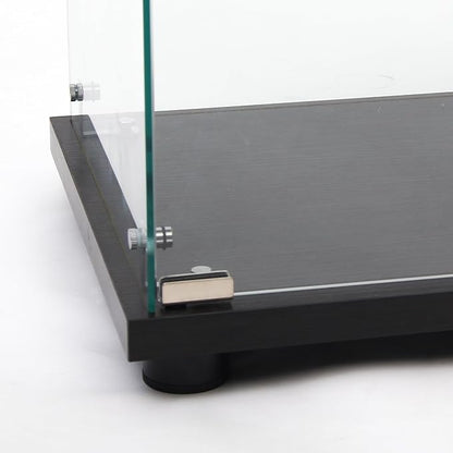 Yoluckea 3 Shelves Glass Display Cabinet - Image 8