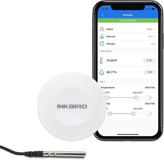 Inkbird Smart Sensor Data Logger Wireless Temp RH Monitor Device Android iPhone by Inkbird