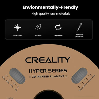 Creality Hyper 3D Printer PLA Gray Filament High Speed Printing 1.75mm 2.2lbs - Image 5