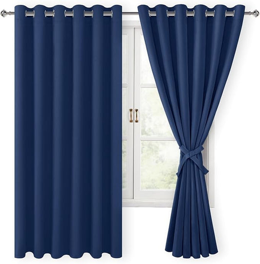 Hiasan Room Darkening Curtains for Bedroom, 70 x 63 Inches by Hiasan