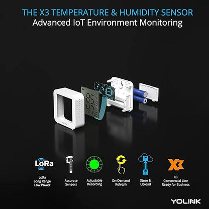 YoLink X3 version Temperature & Humidity Sensor, Supports App Real-Time Data - Image 7