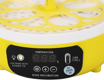 Mini Egg Incubator, 4 Egg Incubator Household Hatching Machine Automatic - Image 9