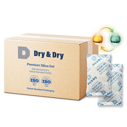 Dry & Dry 100 Gram Orange Indicating Mixed Silica Gel Packets by DryDry