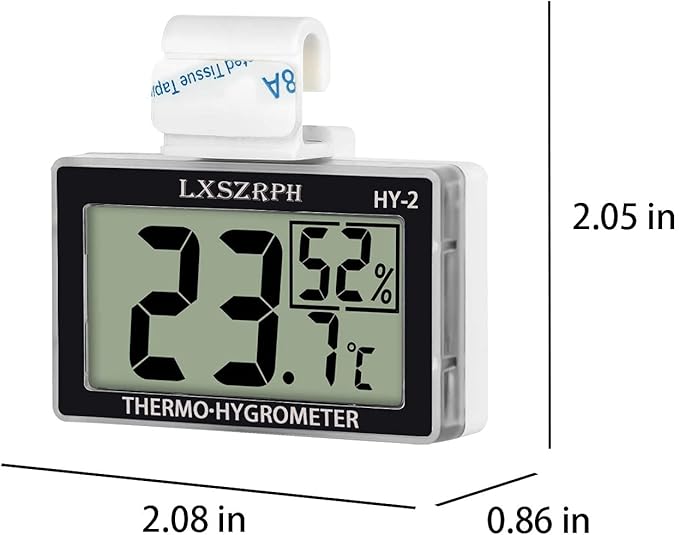Reptile Thermometer Hygrometer Digital Amphibian Thermometer - Image 5