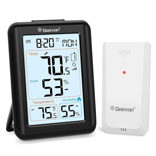 Geevon Indoor Outdoor Thermometer by GEEVON