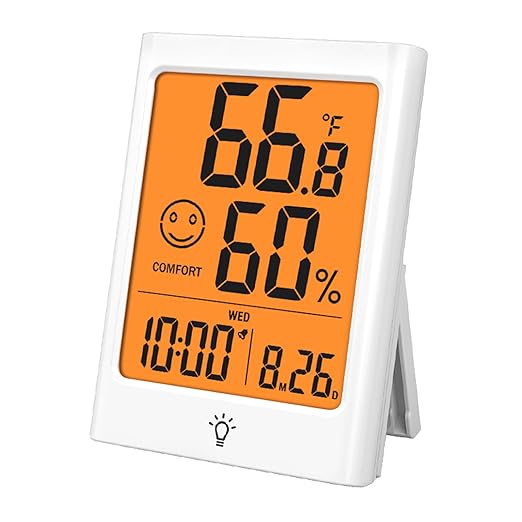 Digital Indoor Thermometer for Room, Smart Temperature Humidity Monitor by Timloon