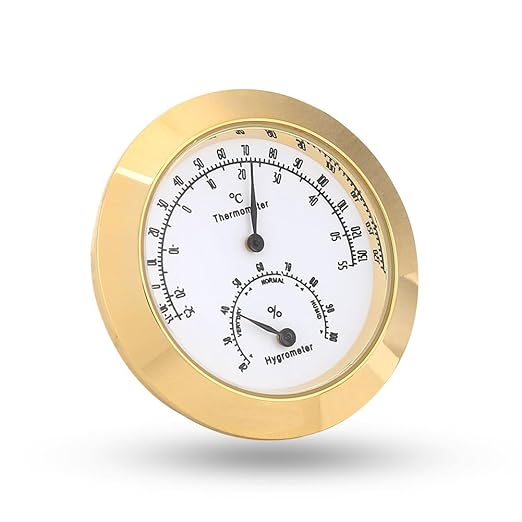 Guitar Violin Thermometer Hygrometer, Alloy Meter Temperature and Humidity - Image 9