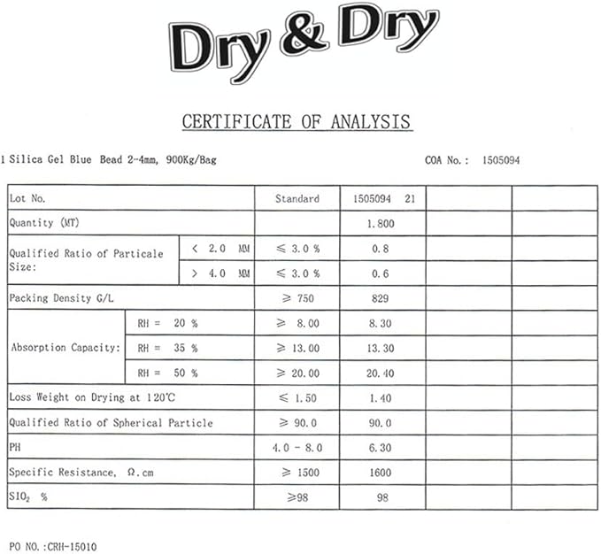 Dry & Dry Blue Indicating Silica Gel Beads - Image 7
