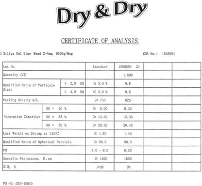 Dry & Dry Blue Indicating Silica Gel Beads - Image 8