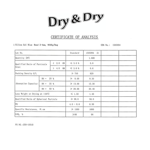 Dry & Dry 20 Gram Blue Indicating Silica Gel Packets Desiccant Silica Gel - Image 8