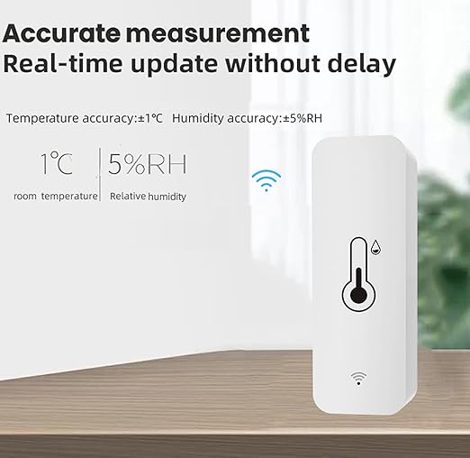 2-Pack WiFi Temperature Humidity Sensor: Indoor Thermometer Hygrometer - Image 5