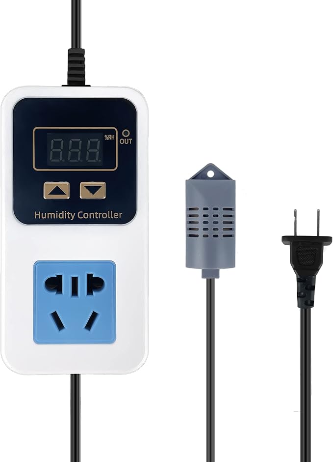 Reptile Humidity Controller, Keeps Reptile Foggers Running Only Within the by AUAAQ